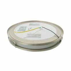 Project Source Round Flush Mount Ceiling Light - LED - 14-in - Metal/Acrylic - Brushed Nickel -STYLE SELECTIONS Online Shop 03245019d L