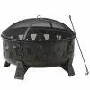 Style Selections Fire Pit - Antique Steel - Wood Burning - 21 21/32-in H x 30-in W x 30-in D -STYLE SELECTIONS Online Shop 11875021 L