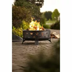 Style Selections Fire Pit - Antique Steel - Wood Burning - 21 21/32-in H x 30-in W x 30-in D 8 Style Selections Fire Pit - Antique Steel - Wood Burning - 21 21/32-in H x 30-in W x 30-in D -STYLE SELECTIONS Online Shop 11875021c L