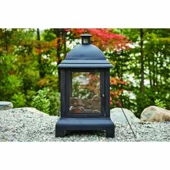 Style Selections Steel Outdoor Fireplace - 24 x 44-in - Black -STYLE SELECTIONS Online Shop 11875023c L