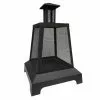 Style Selections Black Outdoor Square Wood Fireplace - 27.5-in -STYLE SELECTIONS Online Shop 11875028 L