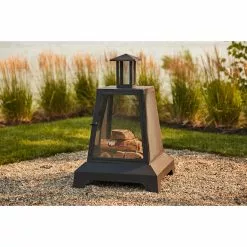 Style Selections Black Outdoor Square Wood Fireplace - 27.5-in 7 Style Selections Black Outdoor Square Wood Fireplace - 27.5-in -STYLE SELECTIONS Online Shop 11875028c L