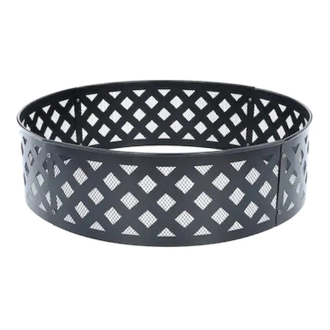 Style Selections Lattice Fire Ring - 30-in 3 Style Selections Lattice Fire Ring - 30-in