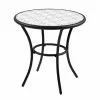Style Selections Melrose 28-in Black Steel Round Bistro Table -STYLE SELECTIONS Online Shop 20235157 L
