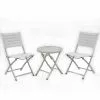 Style Selections 3-Piece Bistro Set with Foldable Chairs -STYLE SELECTIONS Online Shop 20235190 L
