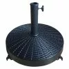 Style Selections 21-in Round Wheeled Concrete-Filled Resin Umbrella Base