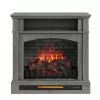 Style Selections Infrared Electric Fireplace with Shelf - 33-in x 33.75-in - 1500 W - Ash Grey -STYLE SELECTIONS Online Shop 32255007 L