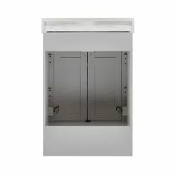 Style Selections Lowry Bathroom Vanity with Mirror - Light Grey - 25-in W x 19-in D x 37-in H 9 Style Selections Lowry Bathroom Vanity with Mirror - Light Grey - 25-in W x 19-in D x 37-in H -STYLE SELECTIONS Online Shop 32255010d L