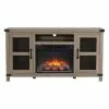 Style Selections Roslin Fireplace TV Stand for TVs up to 65-in - 32-in x 60-in - Brown -STYLE SELECTIONS Online Shop 35025013 L