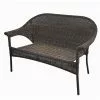 Style Selections Spruce Hills 2 Seats Patio Loveseat in Brown Woven Wicker -STYLE SELECTIONS Online Shop 41355016 L