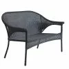 Patio Loveseat - Woven Wicker - Black 2 Patio Loveseat - Woven Wicker - Black -STYLE SELECTIONS Online Shop 41355024 L