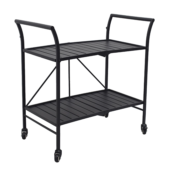 Style Selections Pelham Bay 33-in x 19-in Black Steel Foldable Patio Serving Cart 3 Style Selections Pelham Bay 33-in x 19-in Black Steel Foldable Patio Serving Cart