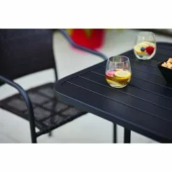 Style Selections Pelham Bay Black Steel Square Patio Bistro Table -STYLE SELECTIONS Online Shop 41535432c L