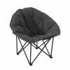 Style Selections Moon Folding Chair - Metal - 33.9-in x 24.4-in x 32.3-in - Grey -STYLE SELECTIONS Online Shop 41537508 L