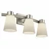 Bathroom Wall Sconce - Steel - 3 Lights - Nickel 2 Bathroom Wall Sconce - Steel - 3 Lights - Nickel -STYLE SELECTIONS Online Shop 43105007 L