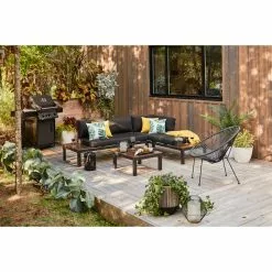 Style Selections 26.7-in x 28.7-in x 33.4-in Black Outdoor Stacking Chair 8 Style Selections 26.7-in x 28.7-in x 33.4-in Black Outdoor Stacking Chair -STYLE SELECTIONS Online Shop 44315015c L