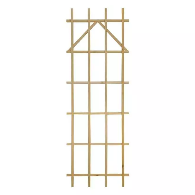 Style Selections 24-in x 72-in Brown Ladder Trellis 2 Style Selections 24-in x 72-in Brown Ladder Trellis