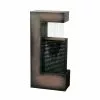 Style Selections 31.5-in x 15-in Grey Metal Lighted Contemporary Fountain -STYLE SELECTIONS Online Shop 47635015 L