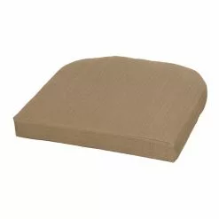 Style Selections 1-Piece Spruce Hills Beige Patio Seat Pad