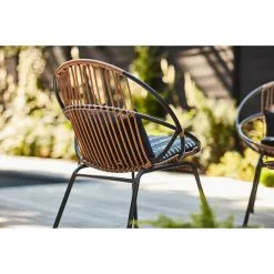 Style Selections Archer Conversation Set - 3 Pieces - Steel and Wicker - Black/ Grey 9 Style Selections Archer Conversation Set - 3 Pieces - Steel and Wicker - Black/ Grey -STYLE SELECTIONS Online Shop 48655109d L