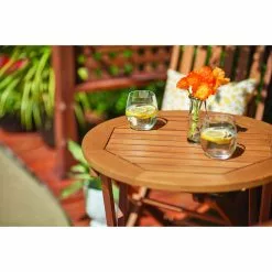 Style Selections Danforth Rea Bistro Set - Wood - 3-Piece - Brown -STYLE SELECTIONS Online Shop 48655111c L