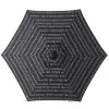 Style Selections Striped Market Umbrella - 7.5-ft x 7.5-ft - Polyester - Black -STYLE SELECTIONS Online Shop 48655115 L