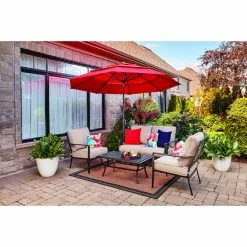 Style Selections Glenn Hill Patio Chairs - Steel - Brown - Set of 2 - 29.25-in x 34.25-in x 35-in -STYLE SELECTIONS Online Shop 48655122d L