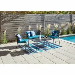 Style Selections Polyester Outdoor Throw Pillow - 16-in x 16-in -STYLE SELECTIONS Online Shop 49235073c L