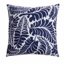 Style Selections Outdoor Throw Pillow with Leaf Pattern - 16-in x 16-in - Polyester