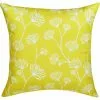 Style Selections 16-in x 16-in Yellow Floral Polyester Cushion -STYLE SELECTIONS Online Shop 49235142 L