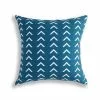 Style Selections Blue Polyester Cushion with White Patterns -STYLE SELECTIONS Online Shop 49235147 L