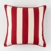 Style Selections Outdoor Cushion - Red/White Stripes - 18-in W x 18-in L -STYLE SELECTIONS Online Shop 49235162 L